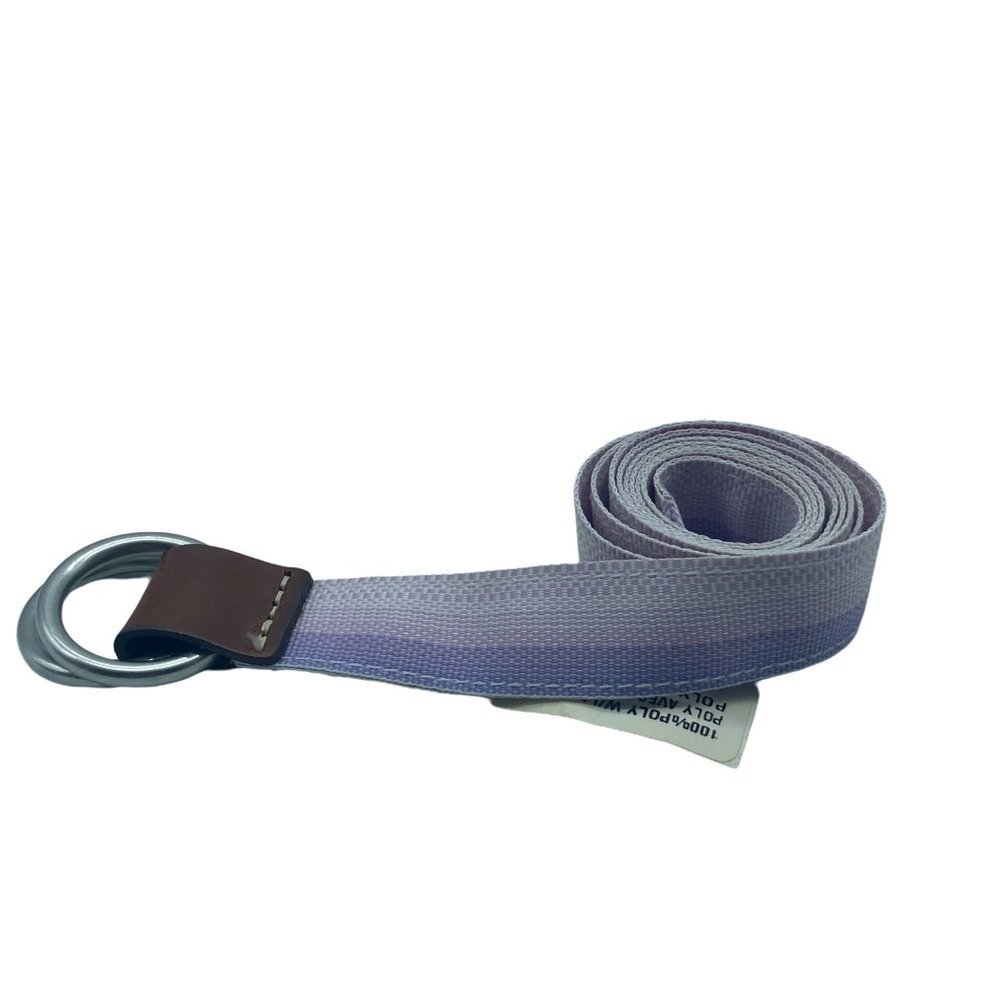 Purple Gradient Women Medium Belt Leather Trim 41" length 3/4" Wide